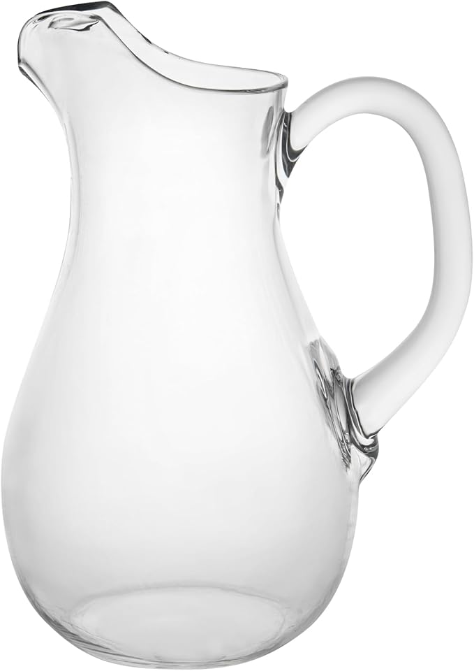 Bev Tek 57 Ounce Water Pitcher, 1 Heavy-Duty Water Jug - Dishwashable, Shatterproof, Clear Polycarbonate Beverage Serveware, For All Kinds Of Beverages - Restaurantware