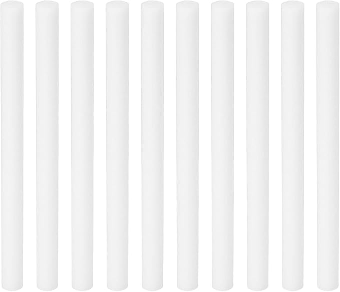 PATIKIL Humidifier Cotton Filter Sticks, 10 Pcs Refill Sticks Filter Wicks Replacement for USB Mini Humidifiers Portable Diffuser (3.94'' x 0.28''), White