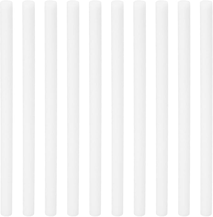 PATIKIL Humidifier Cotton Filter Sticks, 10 Pcs Refill Sticks Filter Wicks Replacement for USB Mini Humidifiers Portable Diffuser (5.31'' x 0.28''), White