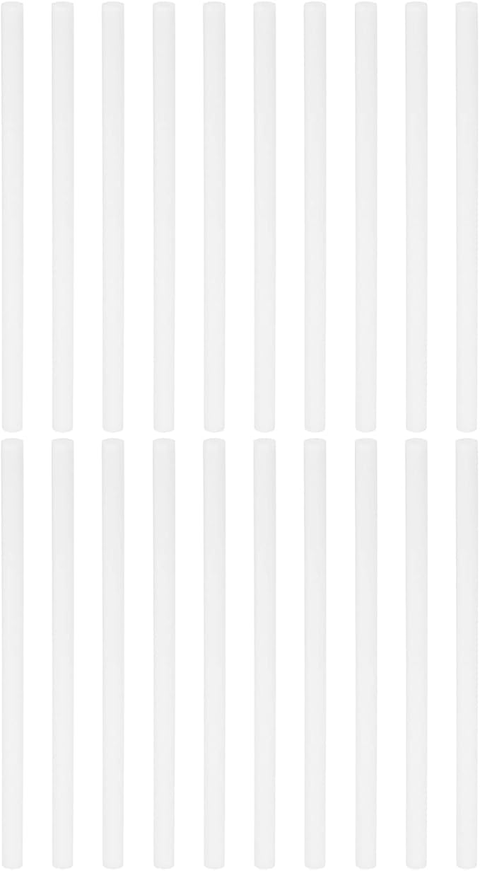 PATIKIL Humidifier Cotton Filter Sticks, 20 Pcs Refill Sticks Filter Wicks Replacement for USB Mini Humidifiers Portable Diffuser (5.91'' x 0.28''), White