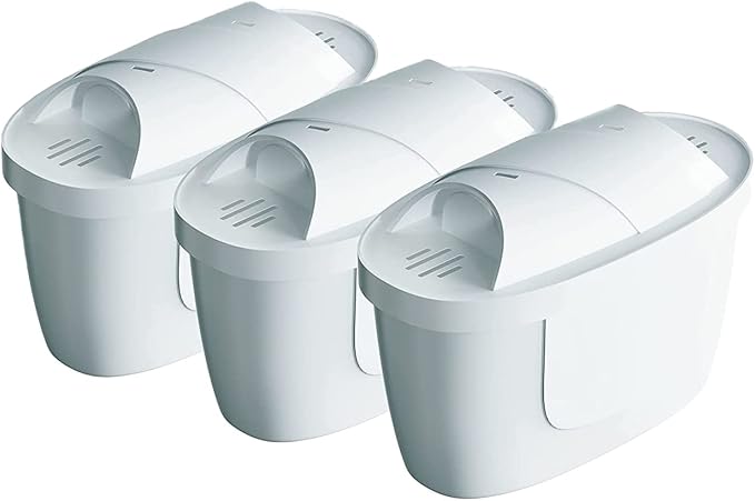 Alkaline Water Pitcher Replacement Cartridge β Universal Filter Element Improve PH, Healthy Drinking Water, 6-Stage Filtration & Hydration System To Purify, (Three Pack)
