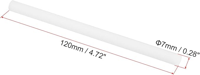 PATIKIL Humidifier Cotton Filter Sticks, 20 Pcs Refill Sticks Filter Wicks Replacement for USB Mini Humidifiers Portable Diffuser (4.72'' x 0.28''), White