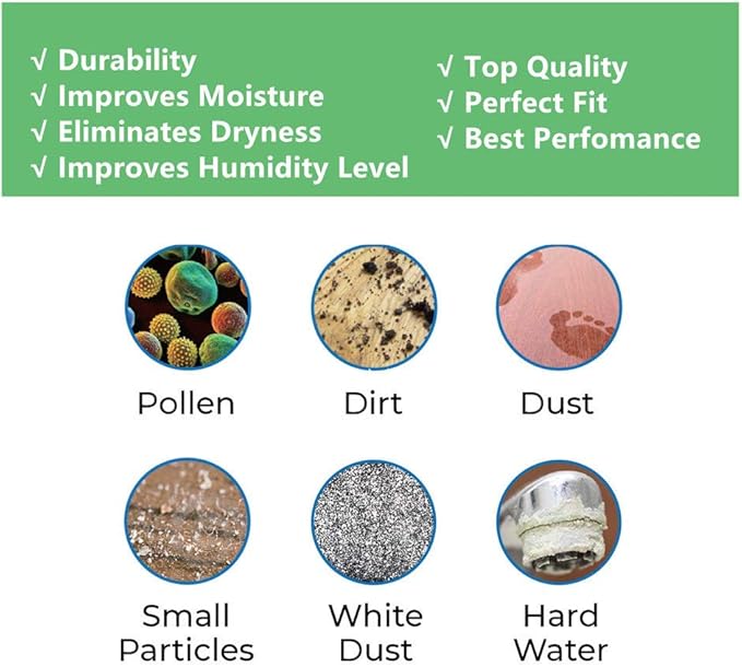 6-Pack Humidifier Wicking Filters Replacement Compatible for Honeywell HAC-504, HAC-504AW, HCM-350, HCM-300T, HCM-600, HCM-710, HCM-315T Series Humidifiers