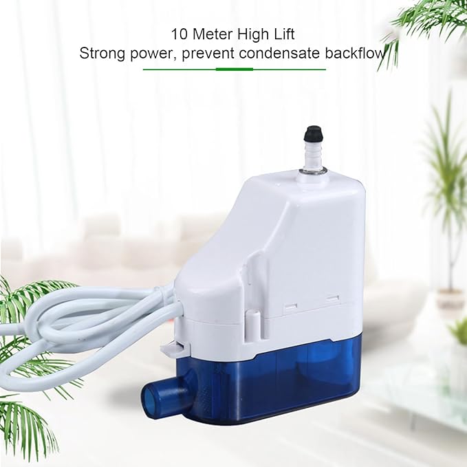 Condensate Pump, Automatic Water Lifting Pump with Low Noise, Ventilation Hole Design, Suitable for 1-3P Wall Mounted Machine and Commercial Ice Makers, AC Units, Dehumidifiers