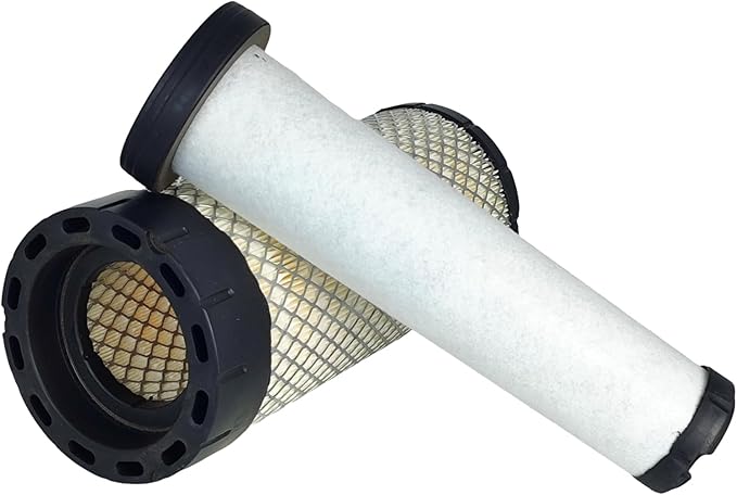 Air Filter Kit AT338105 AT336803 Compatible with John Deere 312GR 313 314G 315 316P 316GR 317P 317G 318P 318E 318G 319E 320E 320G 323E 324E 324G 325G CT315 Skid Steer Loader Primary Secondary