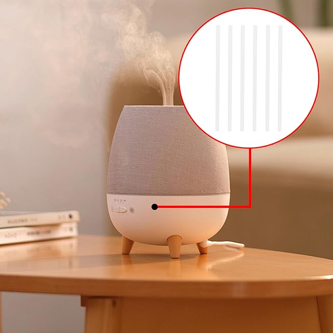 80Pieces Humidifier Cotton Sticks, Replacement Wick Humidifiers Filter Sticks Humidifiers Refill Sticks(7.8Inches)