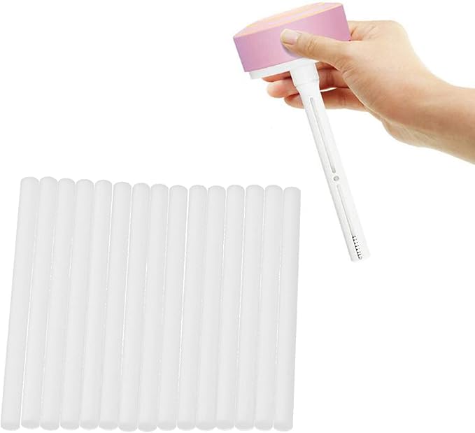 30Pcs Humidifier Cotton Swab Filter Absorbent Mini Humidifiers Filters Refill Sticks Humidifier Replacement Accessory(5x80mm)