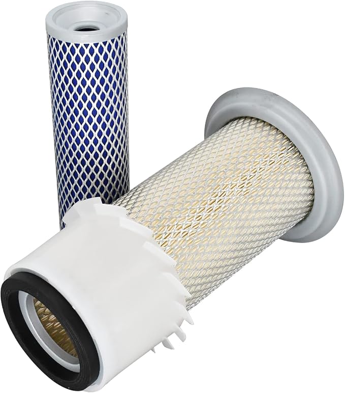 Air Filter Kit M802606 UC11955 CH12881 Compatible with John Deere Tractor 770 790 870 970 1050 1070 Replace for Fleetguard AF4758KM Donaldson P814723