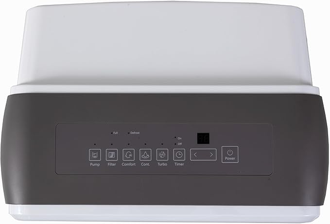 Keystone Energy Star 35-Pint Portable Dehumidifier for Extra Large Rooms up to 1,500 Sq.Ft. with Auto-Shutoff & Timer - Quiet Home Dehumidifier and Moisture Absorber For Basement, Garage, Living Room