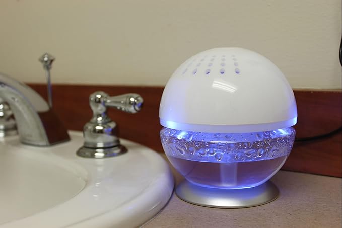 Little Squirt Glowing Water, Air Revitalizer, Air Freshener, Room Aromatizer, Aromatherapy, Aroma and Essential Oil Diffuser with 10ML Lavender Oil, White