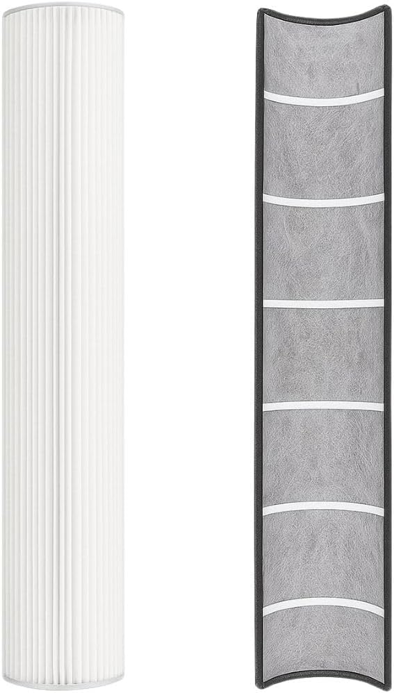 Nispira TPP240 TPP230 Replacement Filter for Envion Therapure TPP240 TPP230 Air Purifier TPP240F True HEPA with Activated Carbon 23" Long, 2 Packs
