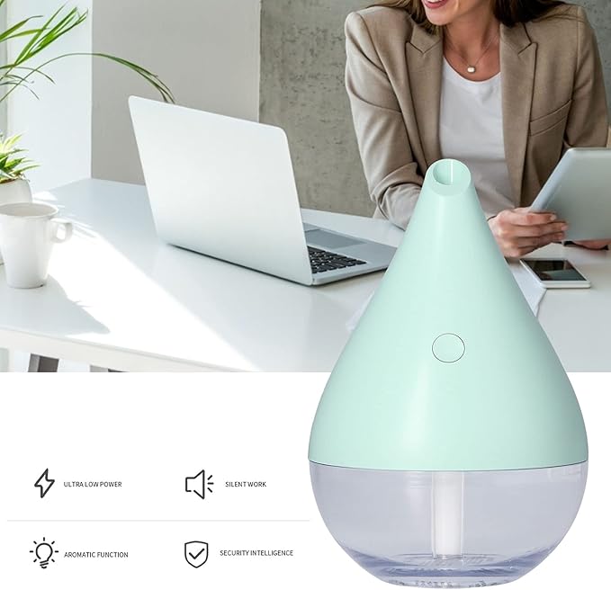 Portable Humidifier LED Light Mute Adjustable Mode Humidifying Device for Home, Living Room, Kidsroom, Bedroom, Office & Car