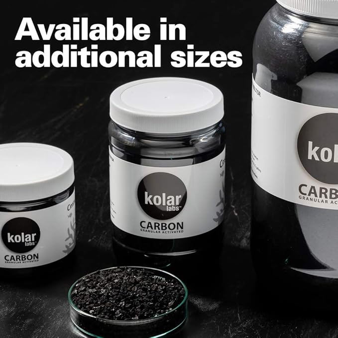 Kolar Labs Crystal Cal Activated Carbon – 1 Gallon, Activated Charcoal for Aquariums and Fish Tanks