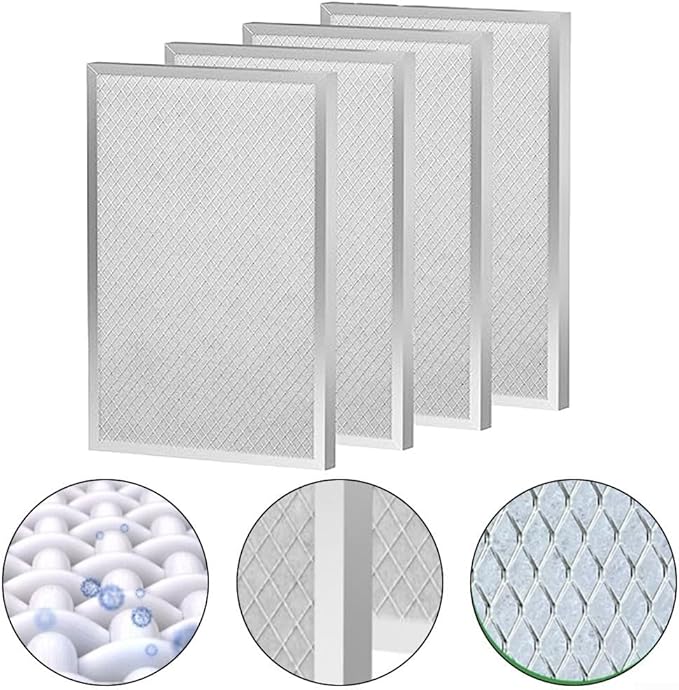 Filter Replacement Parts For AlorAir Dehumidifiers, 4 Pcs 17.2 * 8.81'' Aluminum Accessories For Models HD55, HDi65