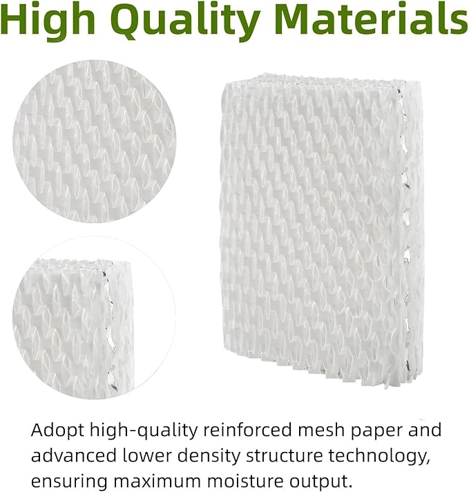 6 PACK WF813 Humidifier Filter Replacement Compatible with Equate EQWF813 EQ-2119-UL, Replacement Wick Compatible with Relion WF813 RCM832 RCM832N and Procare PCWF813 Cool Mist Humidifiers Wick Filter