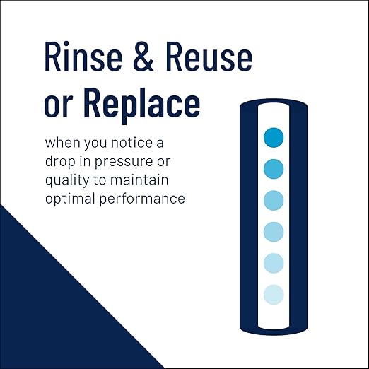 Pentair Pentek R50-BB Big Blue Sediment Water Filter, 10-Inch, Whole House Pleated Polyester Filter Cartridge, 10" x 4.5", 50 Micron, Pack of 2