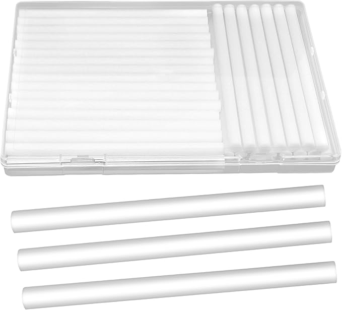 50 Pcs Humidifier Filter Replacement Rods Premium Cotton Filter Refills for Portable USB Mini Cool Mist Humidifiers (50, 5.354Inches)