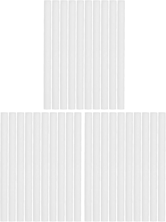 30Pcs Humidifier Cotton Swab Filter Absorbent Mini Humidifiers Filters Refill Sticks Humidifier Replacement Accessory(5x80mm)