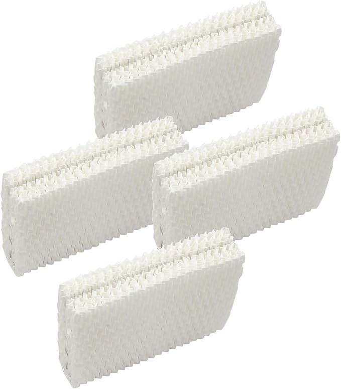 Replacement Humidifier Filters, Compatible with Equate EQWF813 PCWF813 Relion RCM832 RCM-832N Protec RWF813 EQ-2119-UL PCCM-832N Cool Mist Humidifiers Wick Filter 4 Pack