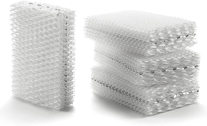 Alocs WF813 Humidifier Filter Replacement for Relion - RCM832 RCM-832N Procare PCWF813 Protec WF813 Equate EQ-2119-UL EQWF813 Cool Mist Humidifiers Wick Filters (Pack of 4)