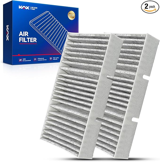 KAX Cabin Air Filter, CF12528 Replacement for Mercedes Benz GLE350 2016-2018, ML350 2014-2015, GLS450 2017-2018, GL450 2015-2016, GLS550, GLE450 AMG, GL550, w/Upgraded Activated Carbon