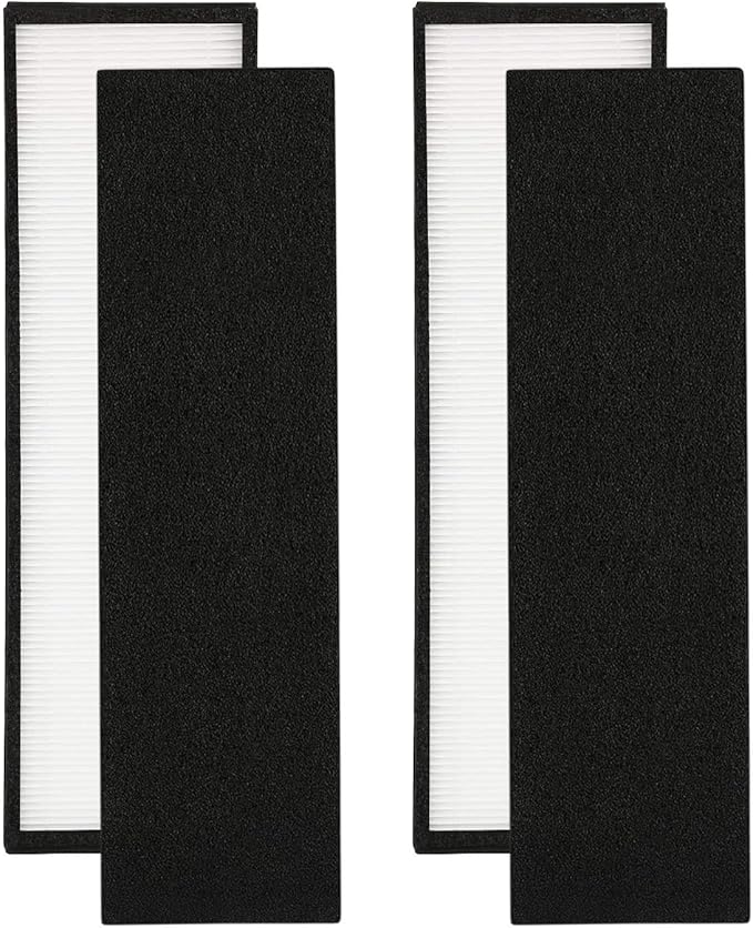 FLT4825 True HEPA Replacement Filter B Compatible with Guardian Air Purifier AC4825, AC4825E,AC4300BPTCA,AC4850PT,AC4900CA(2 HEPA + 4 Carbon Filters)