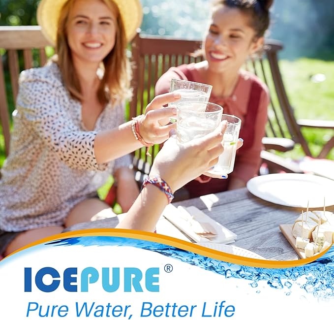 ICEPURE ADQ747935 Refrigerator Water Filter Replacement for LG ® LT1000P®,MDJ64844601, Kenmore Elite 9980, ADQ74793501 LT1000PC ® ADQ74793502, LMXS28626S, LFXS26973S, 3PACK