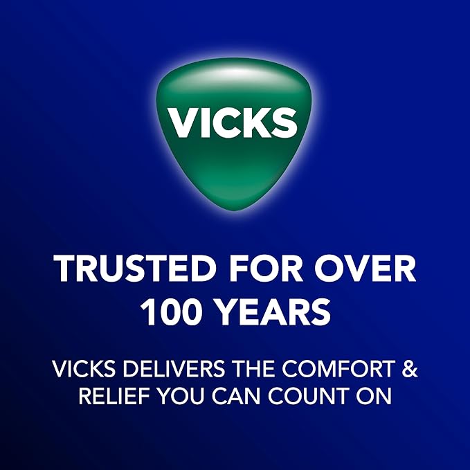 Vicks Warm Steam Vaporizer, Small to Medium Rooms, 1.5 Gallon Tank – Warm Mist Humidifier for Baby and Kids Rooms with Night Light, Works with Vicks VapoPads and VapoSteam