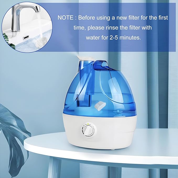 Demineralization Cartridge for Ultrasonic Humidifiers – 12-Pack Humidifier Filter Replacements, Humidifier Cleaner, Humidifier Cleaning Fish& Fish Tanks, Purifies Water, Prevents Hard Water Build Up