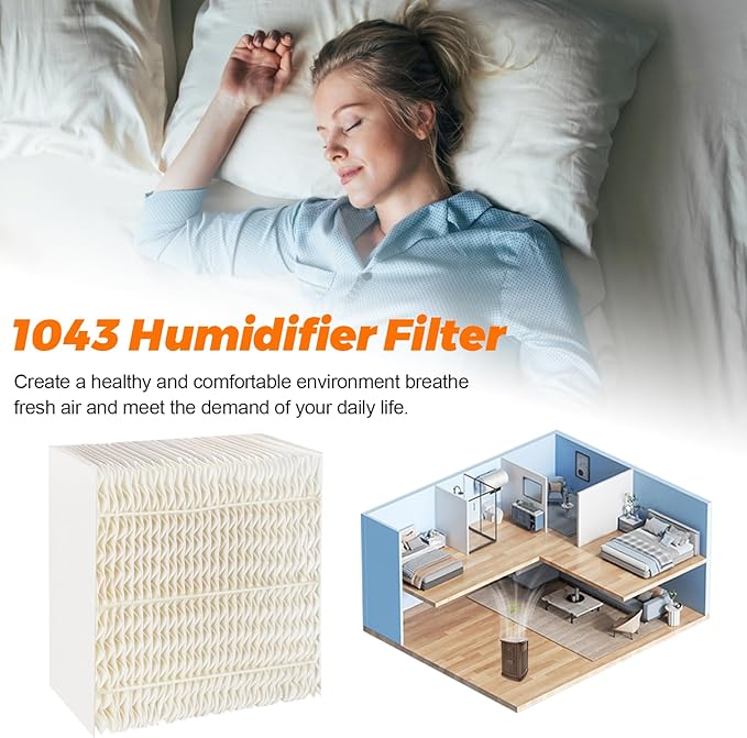 Blutoget 1043 Humidifier Wick Filter Compatible with Essick Air EP9 Series EP9500, EP9700, EP9800, EP9R500, EP9R800 821000 826000 826800 831000 &Bemis Space Saver 800 8000 Series Humidifiers