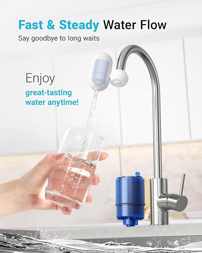 3 Pack Faucet Filter Replacement for All PUR®Plus, PUR® Water Filter Replacement, Pur® Filter Replacement RF-9999®, NSF 42 Certified, 900-Gallon Long Lifespan, AQUA CREST