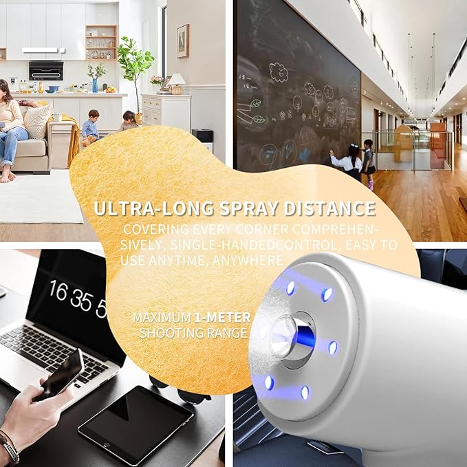 Handheld Humidifiers ,Atomizer Sprayer,Rechargeable ULV Nano Sprayer with Blue Light,Electrostatic ULV Atomizer Sprayer,Electrostatic Portable Sprayer
