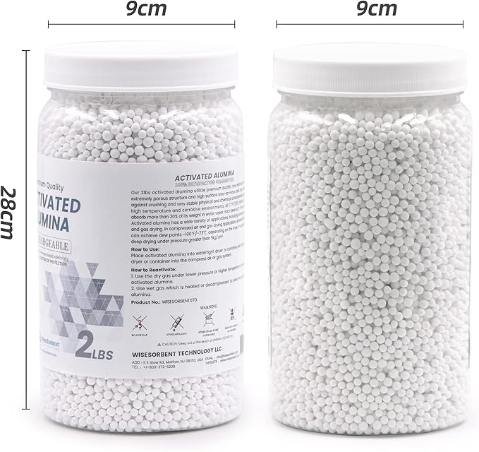 8 LBS Activated Alumina, Alumina Desiccant, Reusable Dessicant Dehumidifiers Desiccant Moisture Absorber