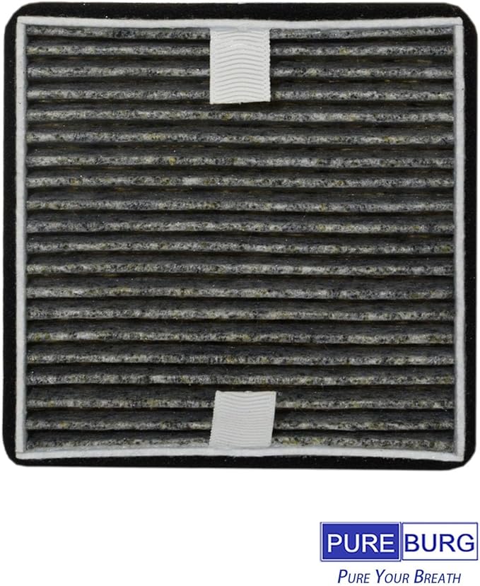 PUREBURG FRF105 Replacement Filters Compatible with Febreze OdorGrab FHT150W Air Cleaner T Filter,4-Pack HEPA Activated Carbon Odor Reducer Air Clean