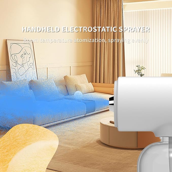 Handheld Humidifiers ,Atomizer Sprayer,Rechargeable ULV Nano Sprayer with Blue Light,Electrostatic ULV Atomizer Sprayer,Electrostatic Portable Sprayer
