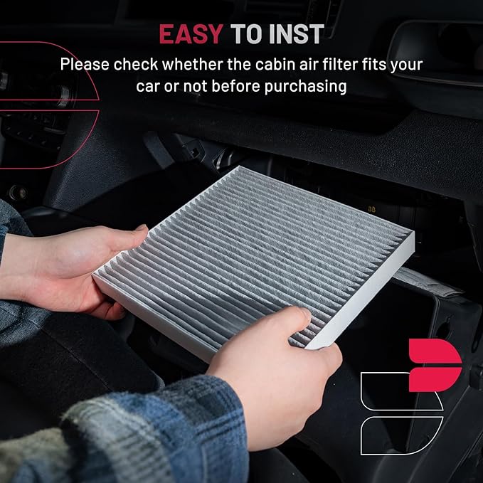 BDFHYK 2 PCS Cabin Air Filters with Activated Carbon Compatible with Mercedes-Benz GLE400, GLE43 AMG, GLE63 AMG, GLS450, GLS550, GLE350, GLE550, GLE300d, GLE400, GL350, GL450, GL550, ML250, ML350