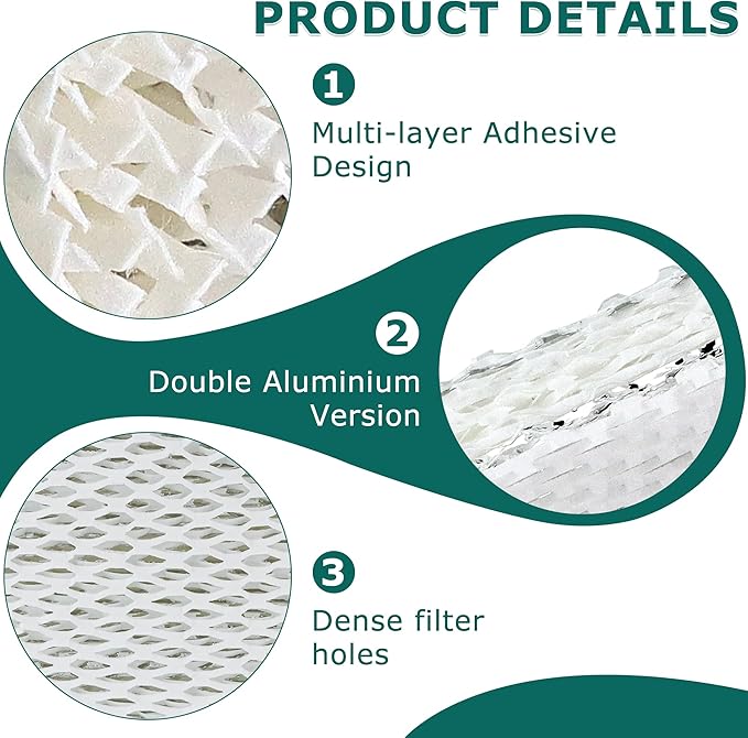 TOMOON 6 Pack Water Panel 35 for April.aire Humidifier, Compatible with Replace 300 350 360 560 560A 568 600 600A 600M 700 700A 700M 760 760A 768 April.aire Humidifiers|10" x 13"