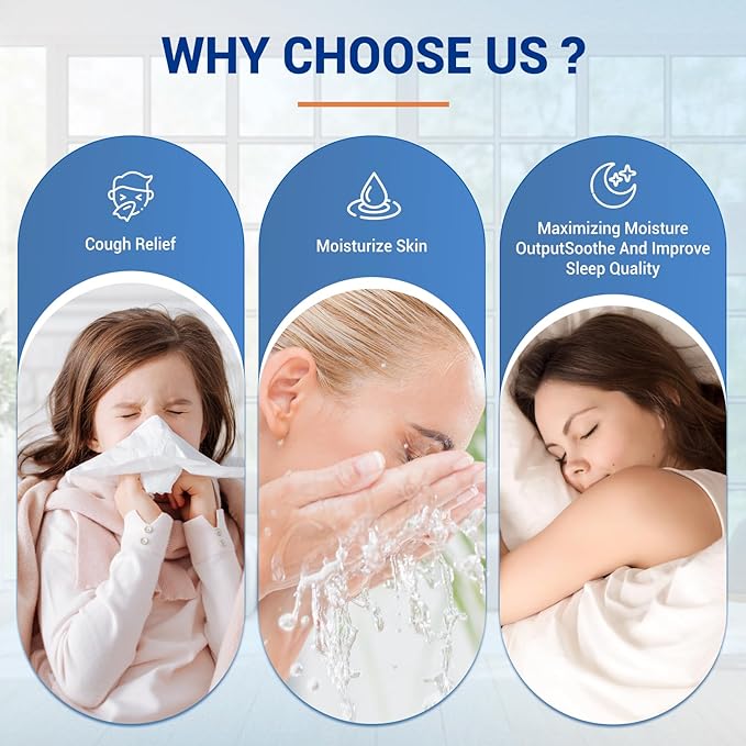 1040 Wick Humidifier Filter Replacement for Essick Air AIRCARE Humidifier Filter B40 B40-C 3D6 100 5D6 700 7D6-100 E35000 CM330AWHT CM330DWHT, Humidifier Filters Fit Moist Air MA0300 (4 pcs, white)