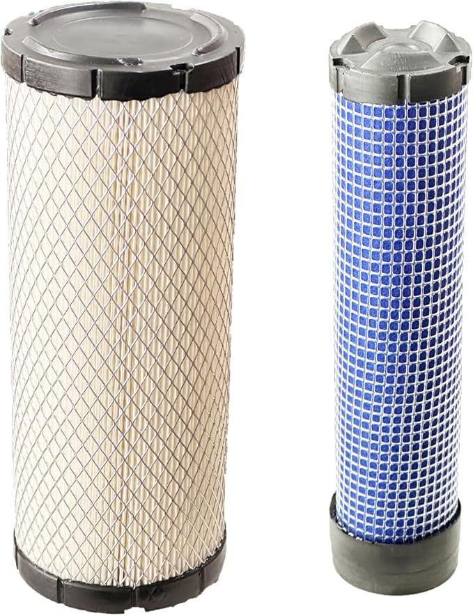 P821575 and P822858 Air Filter Set Replacement for tractor 110 1420 1445 1545 2305 2320 2520 4210 4310 4410 4510 4610 Replaces TCA25821 MIU12458 MIU12457 LVA14300 M164264