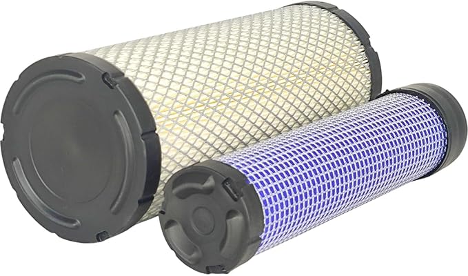 4X Outer Inner Air Filter M131802 M131803 Compatible with John Deere 11013-7044 11013-7045 FX691V FX730V Compatible with Kohler 25 083 01 25 083 04 6672467 102498601 103-1327 Mower Air Cleaner
