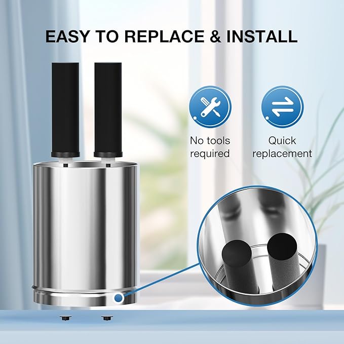 Black Purification Elements,Replacement Filters for ProOne® and Berkey® Filters,ProOne® Big+ or Berkey® Big Countertop Gravity Water Filter System(4 Pack)