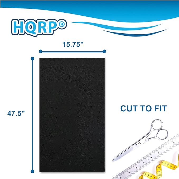 HQRP 2-Pack Carbon Filter Compatible with Honeywell HPA300, 50100, 50150, 50250-S, 17000-S, 50255, 50300, 51360, 51376, 51500, 51771 models