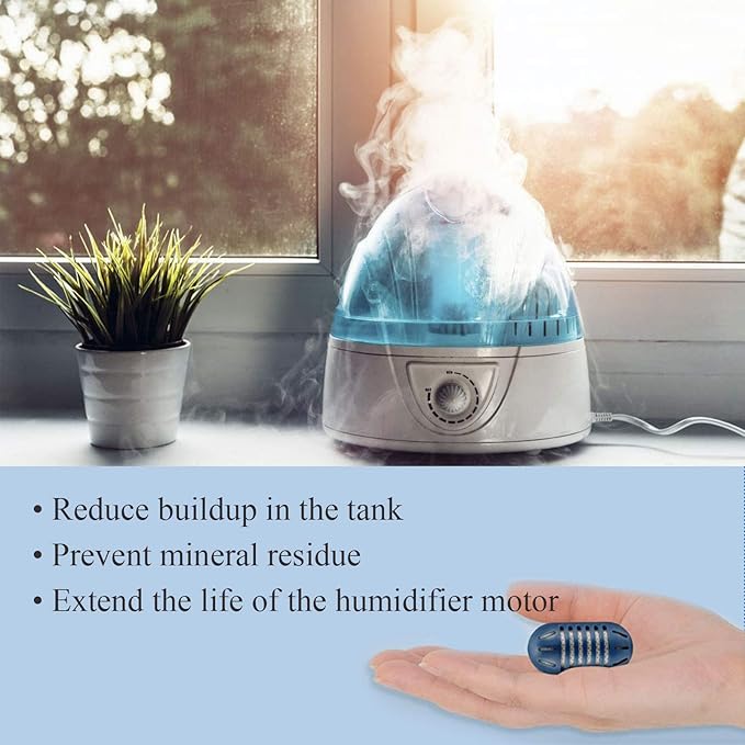Demineralization Cartridge Filter for HoMedics Ultrasonic Humidifiers, 10-Pack Decalcification Cartridge for Humidifier & Calcium Filter Replacement, Prevents Hard Water Build-Up by APPLIANCEMATES