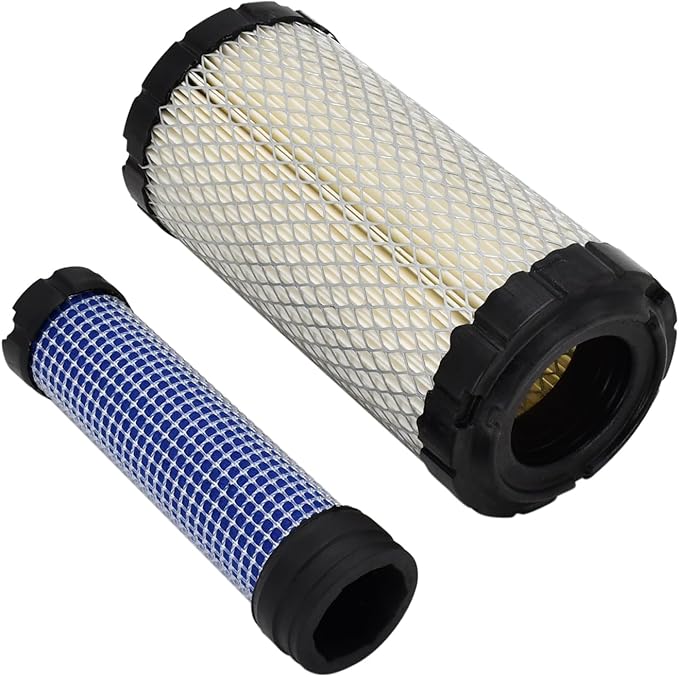 M113621 Outer Air Filter M123378 Inner Air Filter Compatible with Kawasaki 11013-1290 11013-7029 11013-7048 Fleetguard AF25550 Replace for John Deere M123378 M807331 P535396 Replace for Toro 98-2982