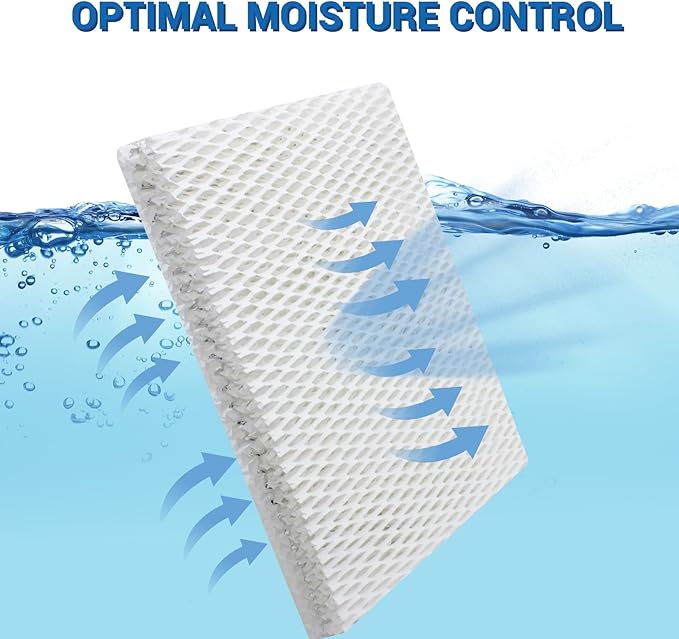MD1-0034 Humidifier Replacement Wick Filters for Vornado Evaporative Humidifier Evap2, Evap40, EV3, EV100, EV200, EVDC300, EVDC505, EVDC500, Tornado Humidifier Filter (Not for Evap3)- 4 Pack