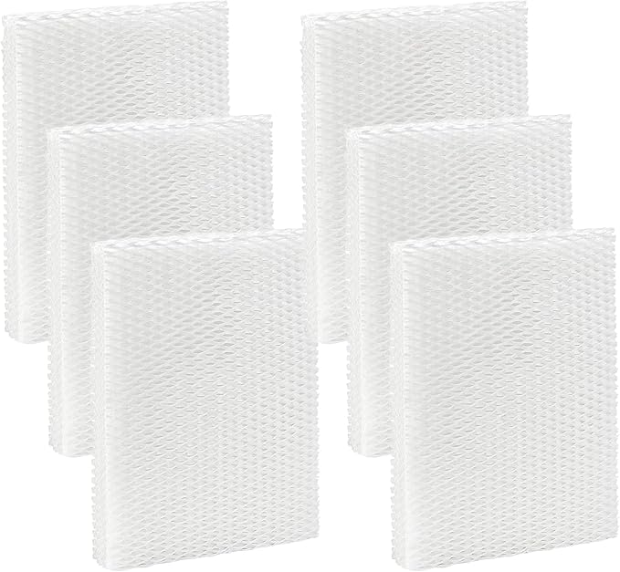 HIFROM 6Pack Replacement Humidifier Wick Filters MD1-0034 Compatible with Vornado Evaporative EV100 EV200 EVDC300 EVDC500 EVDC505 Evap40 Evap2 Humidifiers