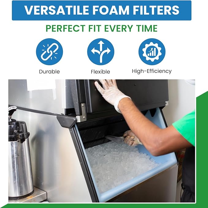 Replacement RV Air Conditioner Foam Filter Compatible with Coleman 6703-3303 RV - 16'' x 5'' x 1/4'' -2 Pack