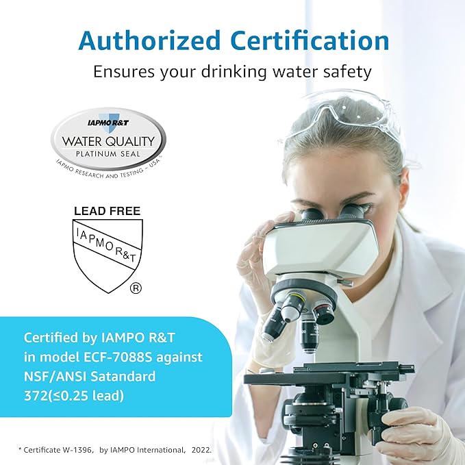 AQUA CREST Fluoride Water Filter, Replacement for Berkeyยฎ PF-2ยฎ Fluoride Reduction Elements, Berkeyยฎ Gravity Filtration System, NSF/ANSI 372 Certified, Pack of 2