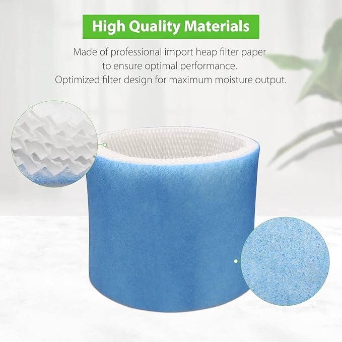 Smilyan 3 Pack Upgraded Blue Mesh Treated Layer HC-14 Humidifier Replacement Wicking Filter E for Honeywell HCM-6009 HCM-6011 HEV680 HEV685 Series Humidifier, Part # HC14PF3 HC-14V1 HC-14 HC-14N