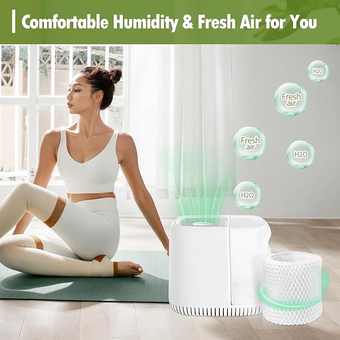 Humidifier Wicking Replacement Filter Compatible with Canopy Bedside and Nursery Humidifiers, Paper Filter, 3-Pack